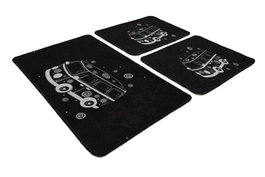 Mijölnir Juego de alfombrillas de baño Multicolor (3 piezas)
